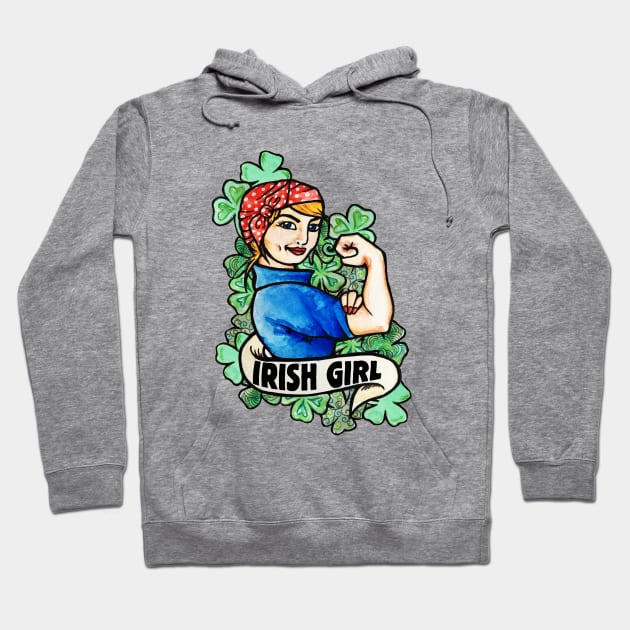 Irish Girl Hoodie by bubbsnugg